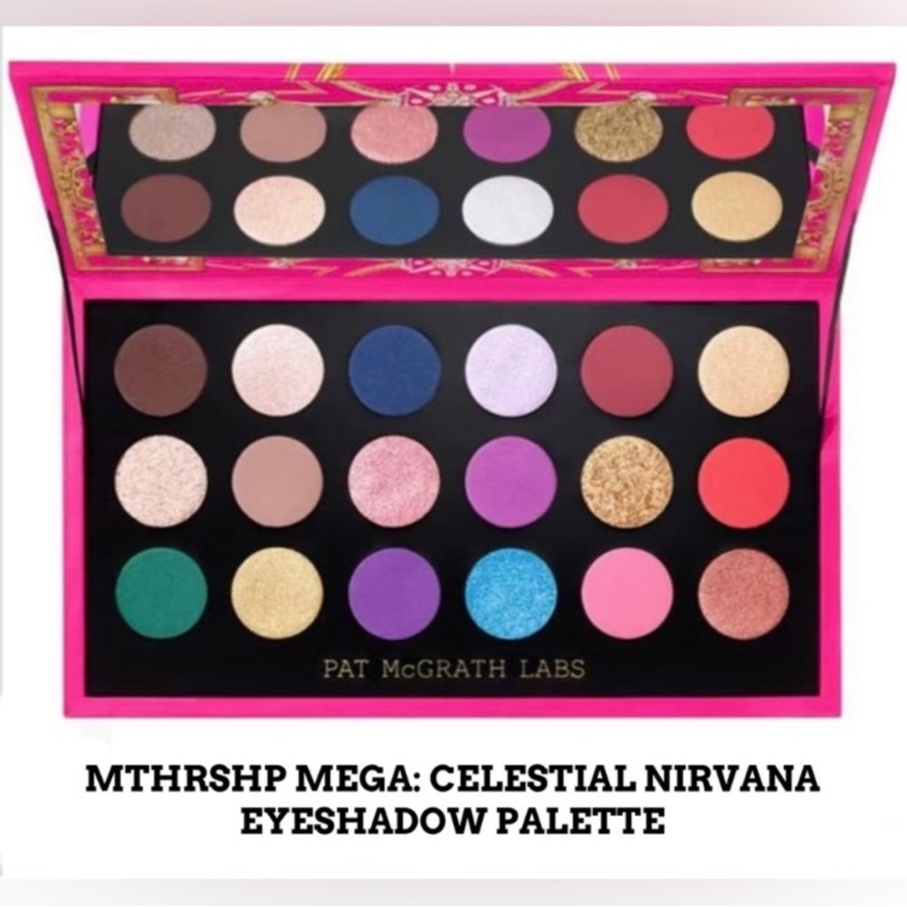 Pat McGrath Labs Celestial Nirvana Eyeshadow Palette, Mirror, magnetic closure